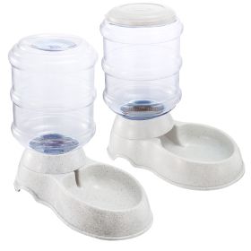 3.5L/1gal Pet Feeder Self-Dispensing Gravity Pets Food Dispenser Automatic Dog Cat Feeder