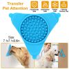 Dog Bath Lick Pad Pet Shower Distraction Mat Dogs Slow Treater Wall Mounted Dispensing Mat