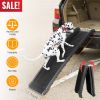 Foldable Pet Ramp Non Slip Safe Car Dog Ramp Ladder Heavy Duty Pet Ramp for Large Dogs Cars SUVs Trucks