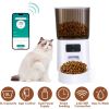 5L Automatic Pet Feeder Timed 2.4G WiFi Cat Feeder With App Control 1-10Meals Dry Food Per Day Type-C Battery Dual Power Supply For Cats Dogs