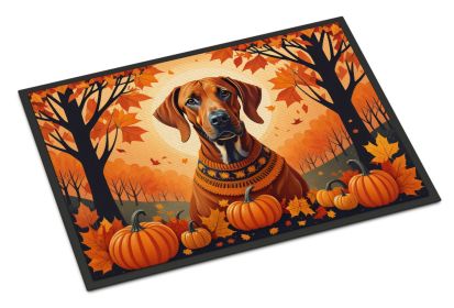 NEW Rhodesian Ridgeback Fall Doormat Front Door Mat Indoor Outdoor Rugs for Entryway, Non Slip Washable Low Pile, 18H X 27W
