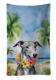Greyhound Luau Kitchen Towel Dish Cloths Guest Hand Towel Decorative Bathroom Towel for Face,Tea, Dishcloth, Kitchen and Bath