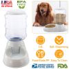 3.5L/1gal Pet Feeder Self-Dispensing Gravity Pets Food Dispenser Automatic Dog Cat Feeder