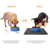 Dog Cat Bowl Mat Pet Food Water Feeding Mat Non-slip Pet Dish Tray Mat Paw Clean Placemat