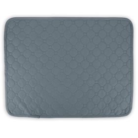 Washable Dog Pee Pad Reusable Puppy Potty Training Pads Waterproof Absorbent Whelping Mat Cat Pee Cushion for Dogs Pets Cats (Option: Grey_60_45CM)