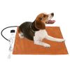 Pet Heating Pad Waterproof Electric Heating Mat Warming Blanket with 9 Heating Modes 4 Timer Settings Washable Cover Chew Resistant Cord Case