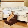 Dog Stairs Pet Step For Bed Couch Sofa Car 3 Steps Soft Foam Detachable Dogs Cats Climb Ladder