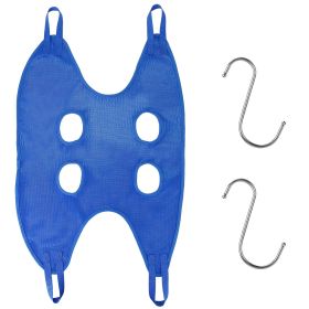 Cat Dog Hammock Helper Pet Grooming Hammock Harness Restraint Bag Helper Breathable for Nail Trimming Clipping (Option: Blue_S)