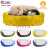 Pet Dog Bed Soft Warm Fleece Puppy Cat Bed Dog Cozy Nest Sofa Bed Cushion For S/M Dog